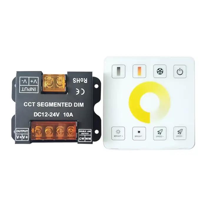 Contrôleur de gradation tactile sans fil RF, contrôleur CCT, gradateur à 86 panneaux, télécommande p