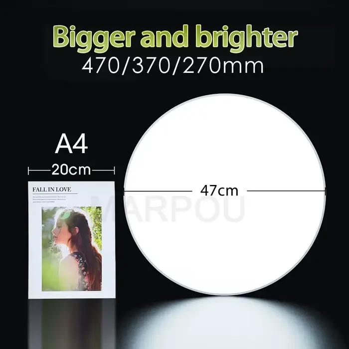 MARPOU plafonnier intelligent lampe à LED pour chambre grandes plafonniers lumières LED avec télécom