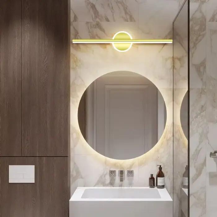 Appliques murales LED modernes pour miroir 40/60cm, éclairage de salle de bain, chambre à coucher, c