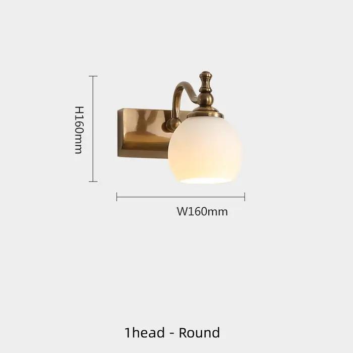 Luminaires de vanité de salle de bains modernes à 3 lumières avec abat-jour en verre laiteux appliqu