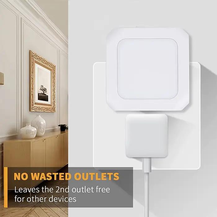 UE US UK Plug in veilleuse pour chambre d'enfants capteur automatique du crépuscule à l'aube LED lam