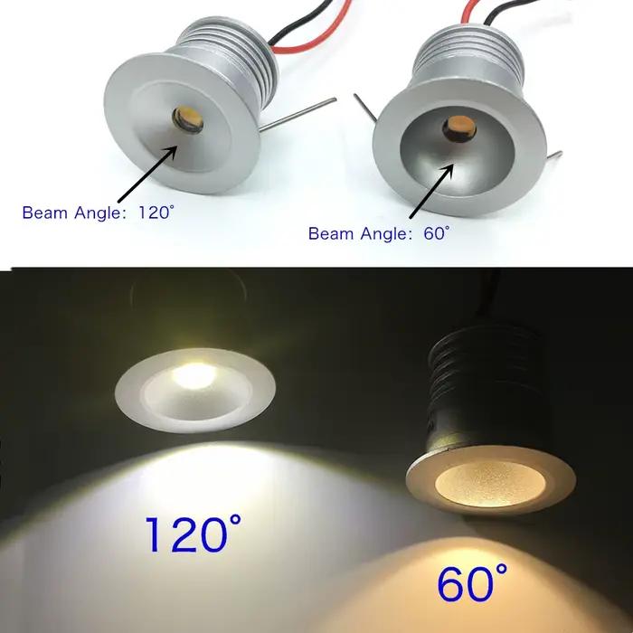 1W 12V Mini Focos Led projecteur 25mm encastré plafond Downlight IP65 Spot lumière intérieure couloi