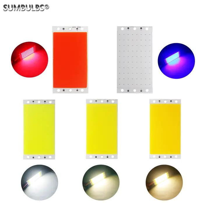 SUMBULBS DC 12 V 16 W 94*50mm COB LED panneau source de lumière puce à bord LED bande matrice lampe 