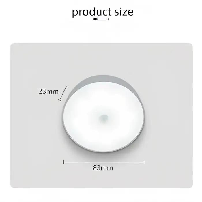 5 pièces sans fil LED veilleuse capteur de mouvement lampe USB veilleuses pour chambre cuisine escal