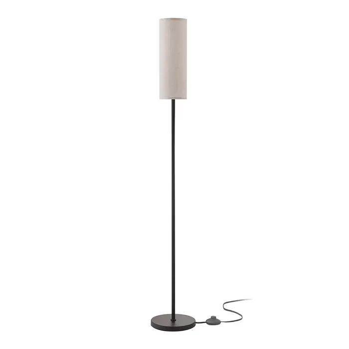 Lampe autoportante avec abat-jour et interrupteur au pied, design moderne, luminaire décoratif d'int