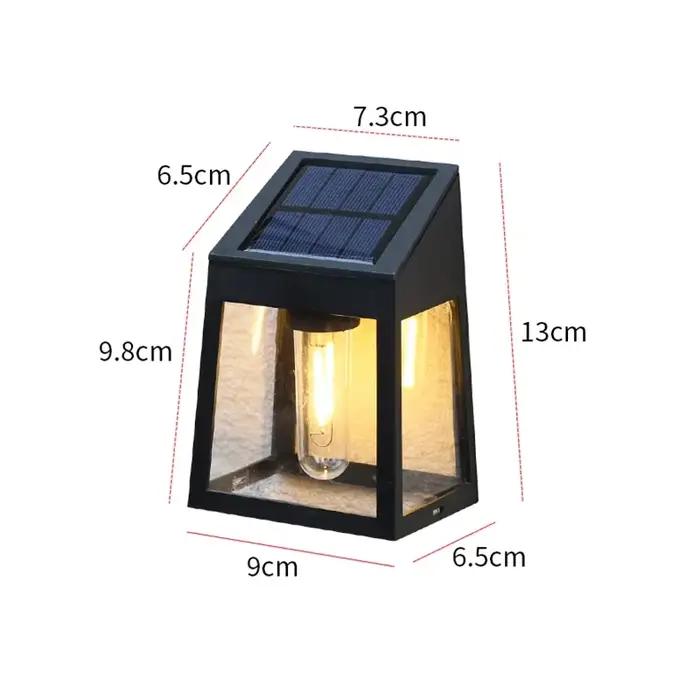 Applique murale solaire extérieure étanche lumière du soleil voie clôture lampe cour lumineuse mur r