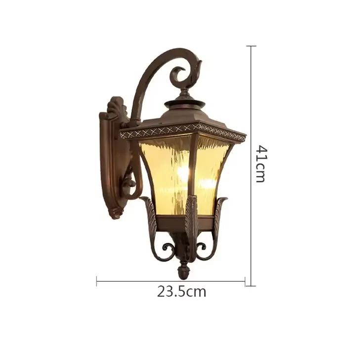 Applique murale extérieure rétro Europe Villa lampe étanche extérieure jardin porte éclairage cour r