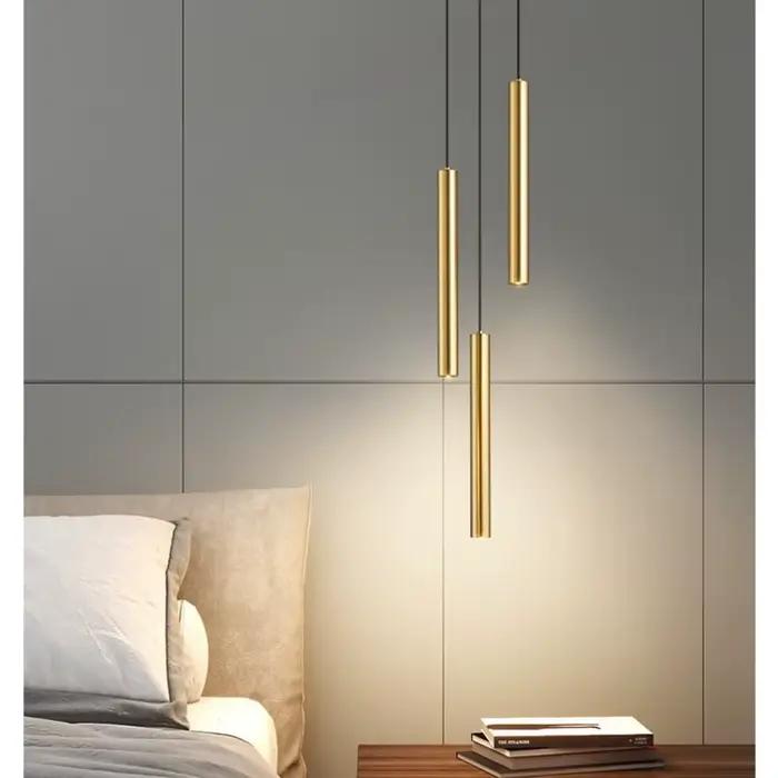 Lampe suspendue de chevet minimaliste, projecteur de chambre à coucher, Restaurant, Bar, cuisine, sa