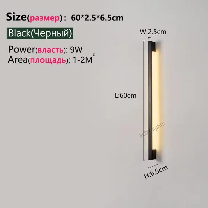 Nordique minimaliste moderne concepteur 110V 220V mur LED lampe salon hôtel allée couloir chambre ch