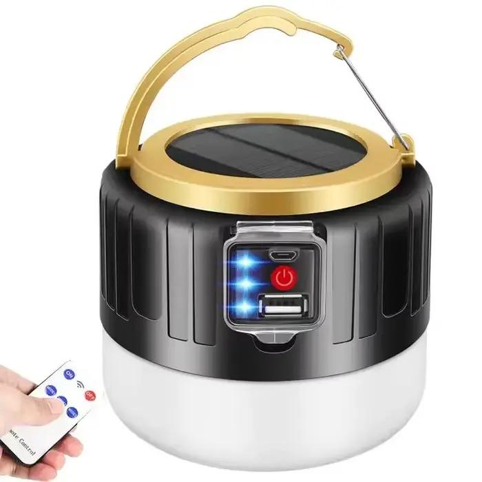 1000W extérieur solaire LED Camping lumière USB Rechargeable tente lampe lanternes portables lumière