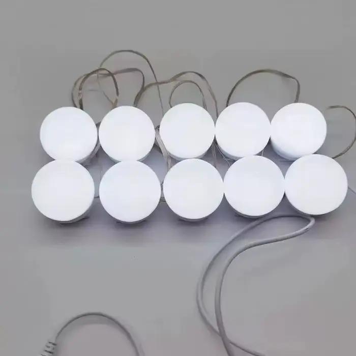 Ampoules LED USB pour miroir de maquillage, lampe de table à intensité variable, lumières de vanité,