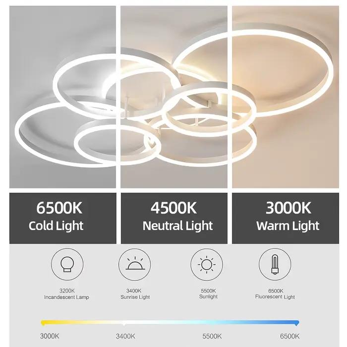 Lustre de plafond moderne de luxe
