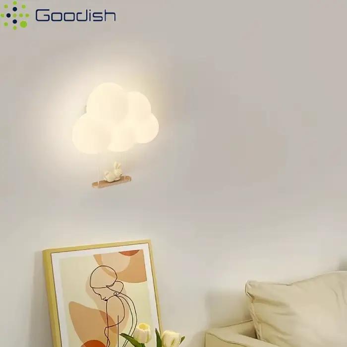 Lampes murales LED de dessin animé mignon moderne Art animaux créatifs ballons lumières pour chambre d'enfants salon décor à la maison lustres