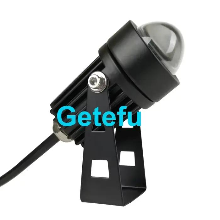 Projecteur LED étanche extérieur, applique murale, angle de faisceau étroit, lampe spot, rondelle murale longue distance, 6W, 10 pièces