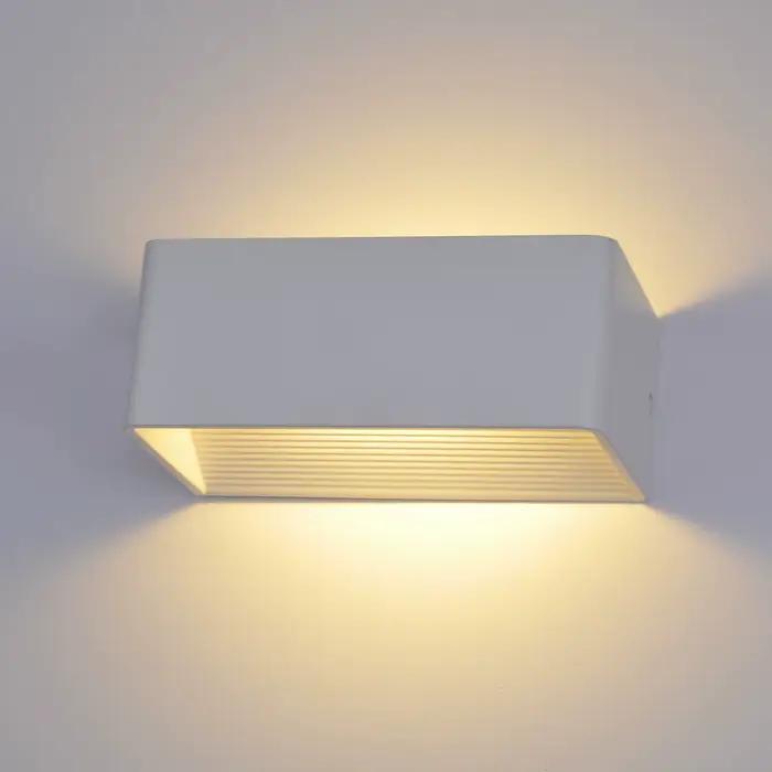 Moderne LED Applique Murale En Alliage D'aluminium Supérieur Et betérieur NikMur Carré Salon Restaurant Couloir Applique Décoration AC90-260V