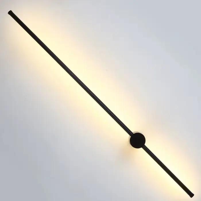 Simple Moderne LED Lampes Murales Noir Blanc Salon Salle D'étude Chambre Chevet Couloir Couloir Salon Hall Lampes Éclairage Intérieur