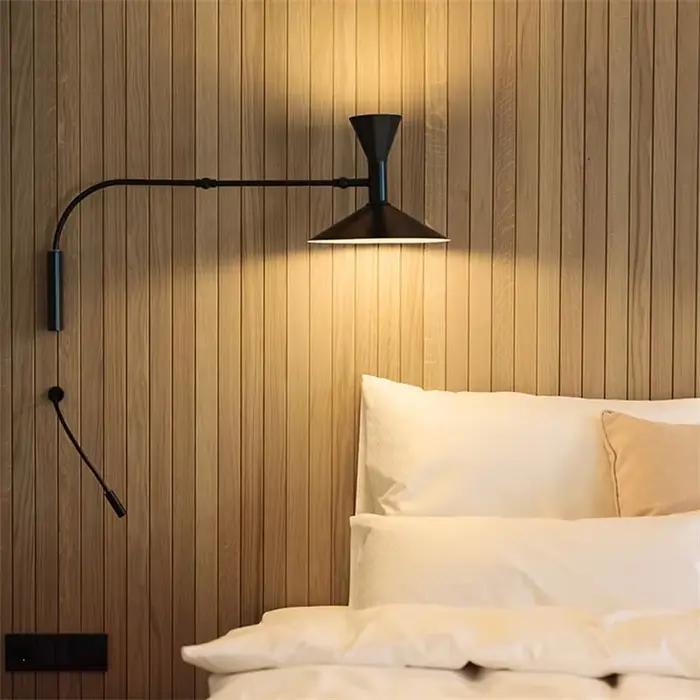 Applique murale rotative, éclairage réglable vers le haut et vers le bas, pour salon, chambre à coucher