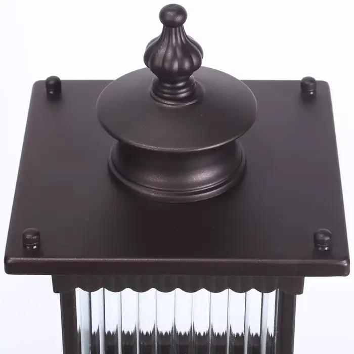 Pilier extérieur lampe applique porte lampadaire étanche extérieur noir boule ronde jardin cour pilier éclairage