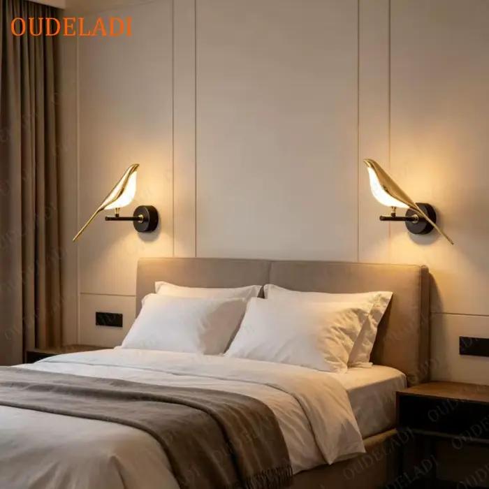OUDELADI – applique murale LED plaquée or