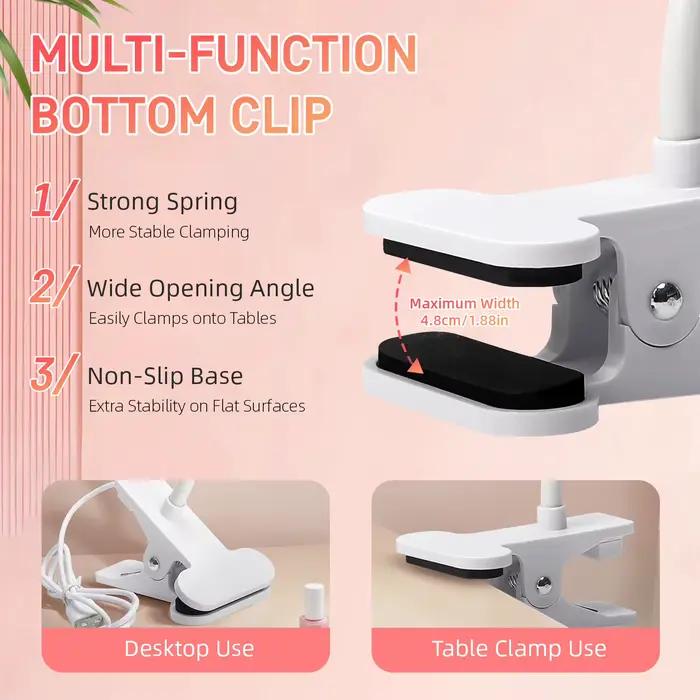 Lampes à ongles LED 3W lampe à col de cygne Flexible séchage rapide manucure sèche Gel vernis polymérisation lumière pour ongles en Gel