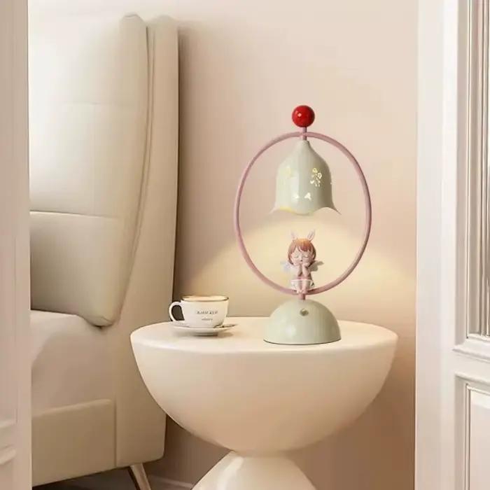 Nouvelle lampe suspendue de chevet de chambre à coucher style beurre