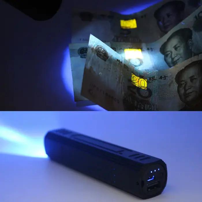 Lampe LED ultraviolette haute puissance 365 nm, rechargeable par USB, lampe ultraviolette, lampe torche à lumière noire, détecteur d'urine d'animaux domestiques