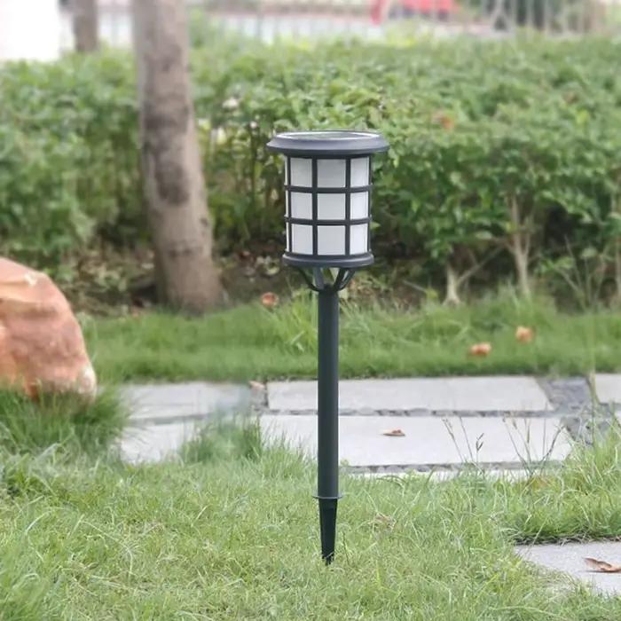Lampe solaire de sol extérieure, imitation flamme, sans fil, pour jardin, pelouse