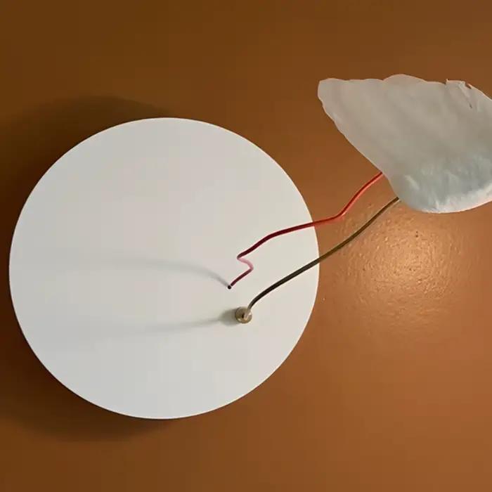 Art contemporain cuivre fer feuille applique murale Lmo applique pour chambre salon bureau intérieur maison luminaire décoratif