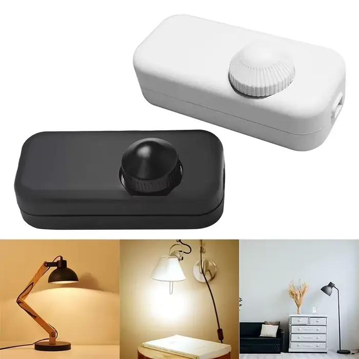 Joli à bascule LED avec bouton marche-arrêt intégré, variateur de remplacement, câble de lampe de bureau de table, télécommande interdite