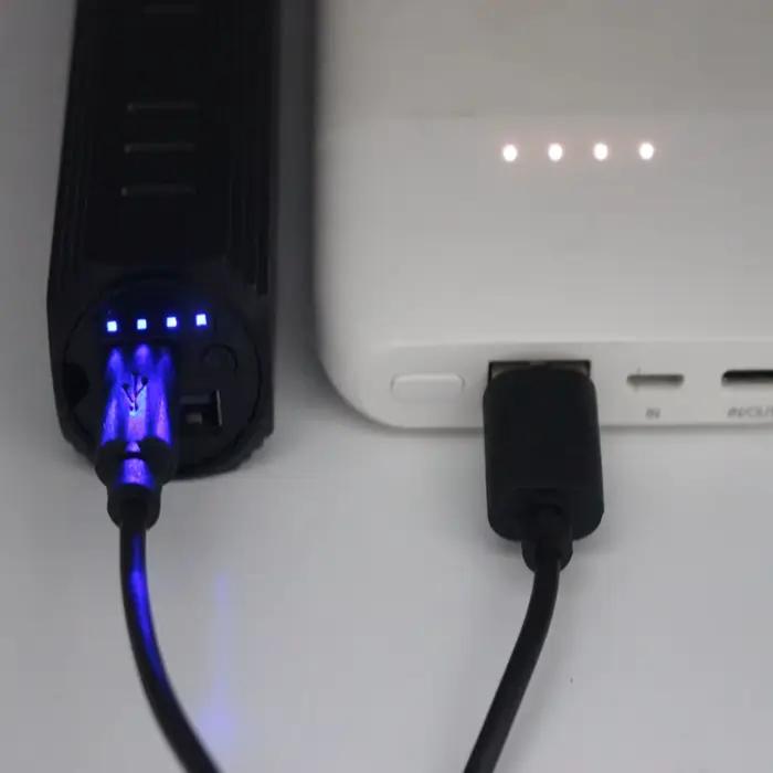 Lampe LED ultraviolette haute puissance 365 nm, rechargeable par USB, lampe ultraviolette, lampe torche à lumière noire, détecteur d'urine d'animaux domestiques