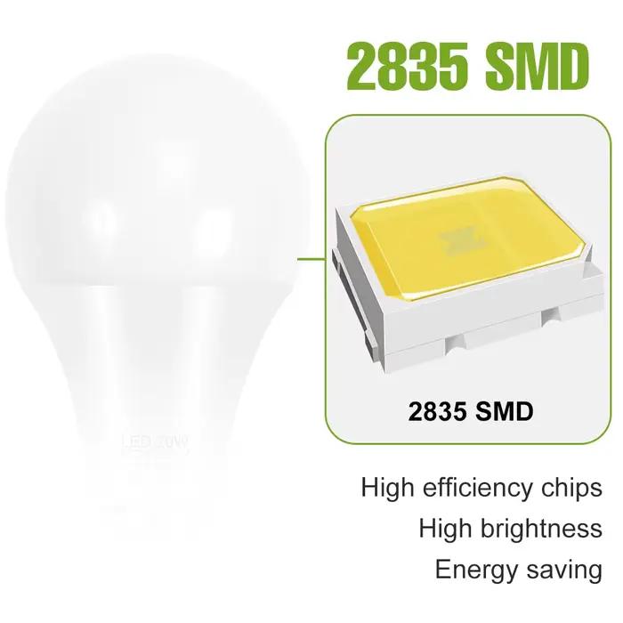 Ampoule LED 20W E27/E26, projecteur d'intérieur E14, ampoules de plafond 220V, salon, chambre à coucher, éclairage domestique à économie d'énergie, blanc froid/chaud