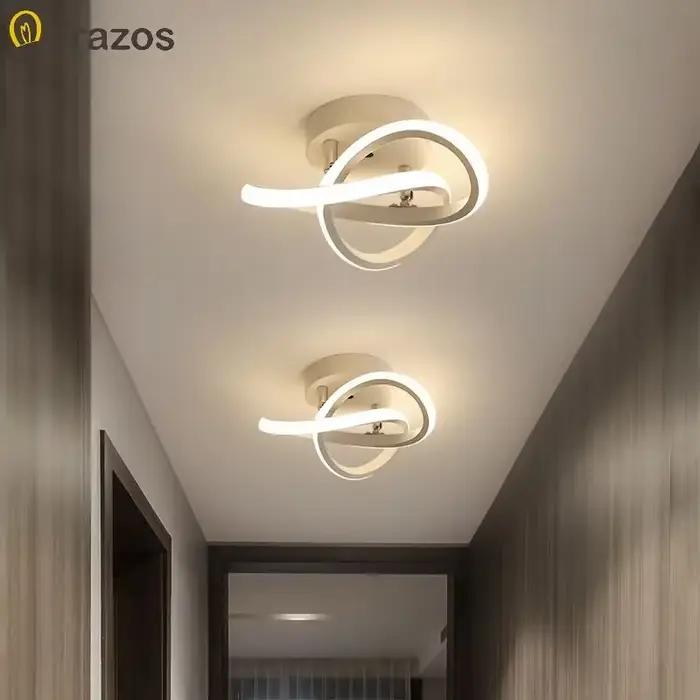 Nordique moderne minimaliste chambre salon couloir lumière entrée lumière personnalisé et créatif balcon plafonnier
