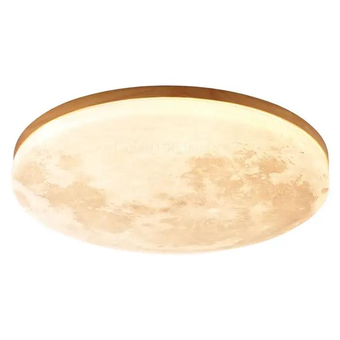 Moon – plafonnier Led en bois massif, luminaire d'intérieur, luminaire décoratif de plafond, idéal pour une chambre à coucher, un salon, une salle à manger, 12/24/36W