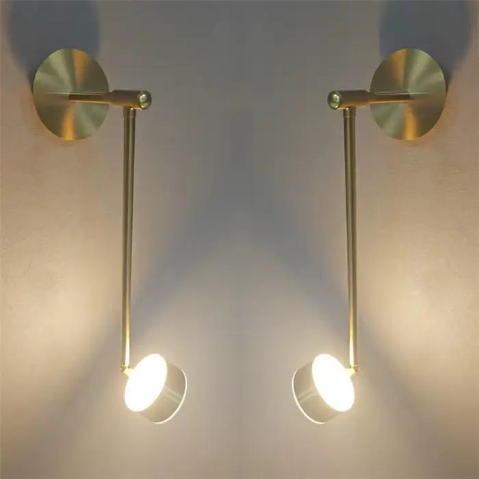 Applique Murale LED en Fer localité au Design Moderne et Simple, Luminaire Décoratif de Plafond, Idéal pour un Salon ou un Couloir