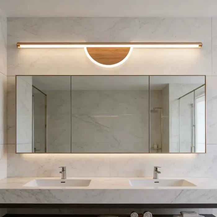 Applique murale LED moderne pour miroir de salle de bain, éclairage de maquillage pour cuisine, salon, chambre, couloir, luminaire décoratif