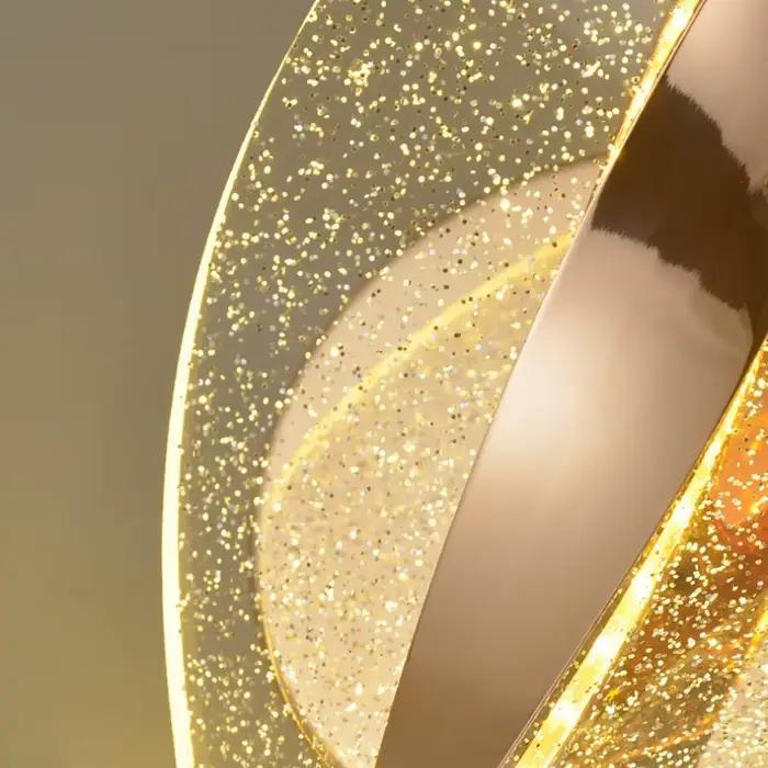 LED moderne or acrylique applique Lustre couloir chambre salon lampes