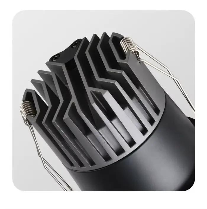 LED encastré spot minimaliste maison 5W 7W 8W 9W 12W 15W 110-220V allée couloir balcon anti-éblouissement plafonnier sans propriétaire