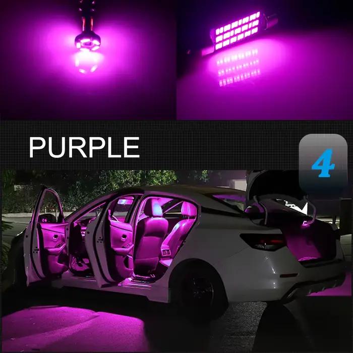 6 pièces - Lumières LED intérieures pour voiture Canbus pour VW UP E-UP Volkswagen E Up 2012-2016 2017 2018 2019 2020 2021 2022 - Lampes de plafond et de coffre