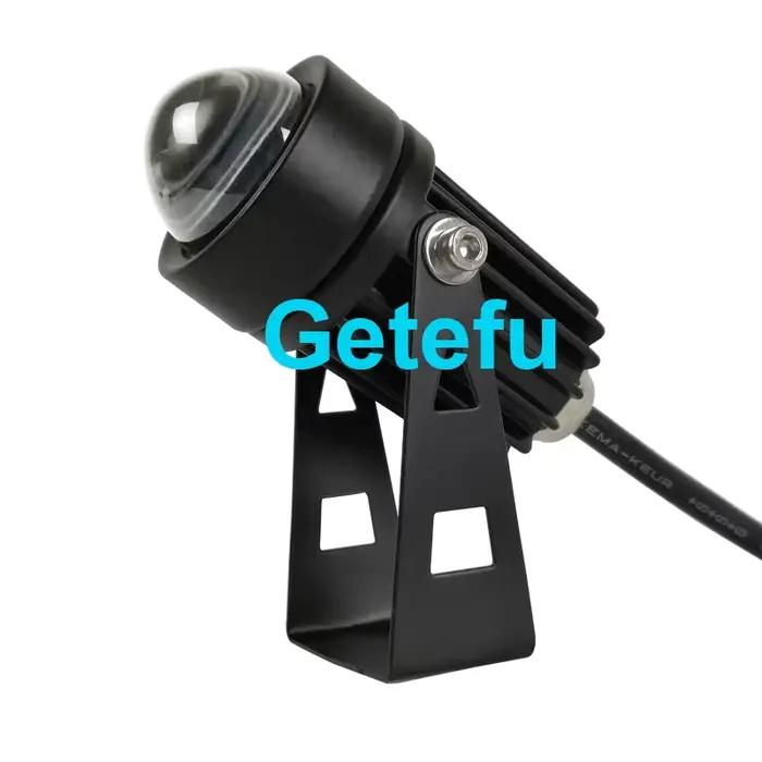 Projecteur LED étanche extérieur, applique murale, angle de faisceau étroit, lampe spot, rondelle murale longue distance, 6W, 10 pièces