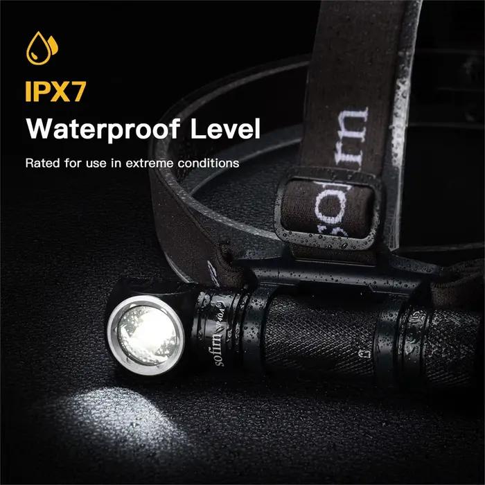 Lampe frontale SOFIRN SP40A avec optique TIR