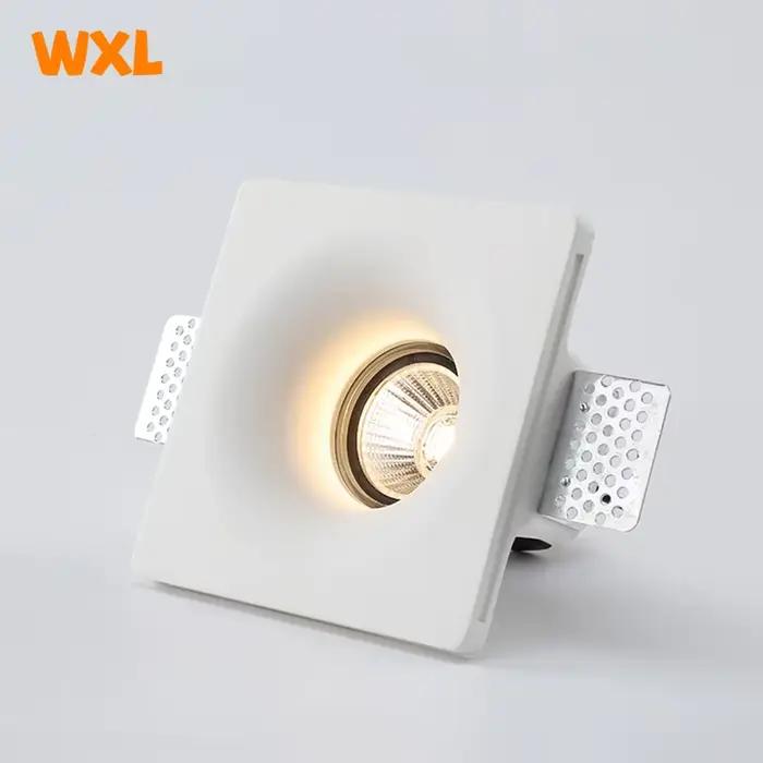 Spot Lumineux LED Encastrable en pouvez-vous pse, Sans Bords, Antireflet, Éclairage d'Nik, Idéal pour un Salon, une Chambre à Coucher ou un Couloir, GU10