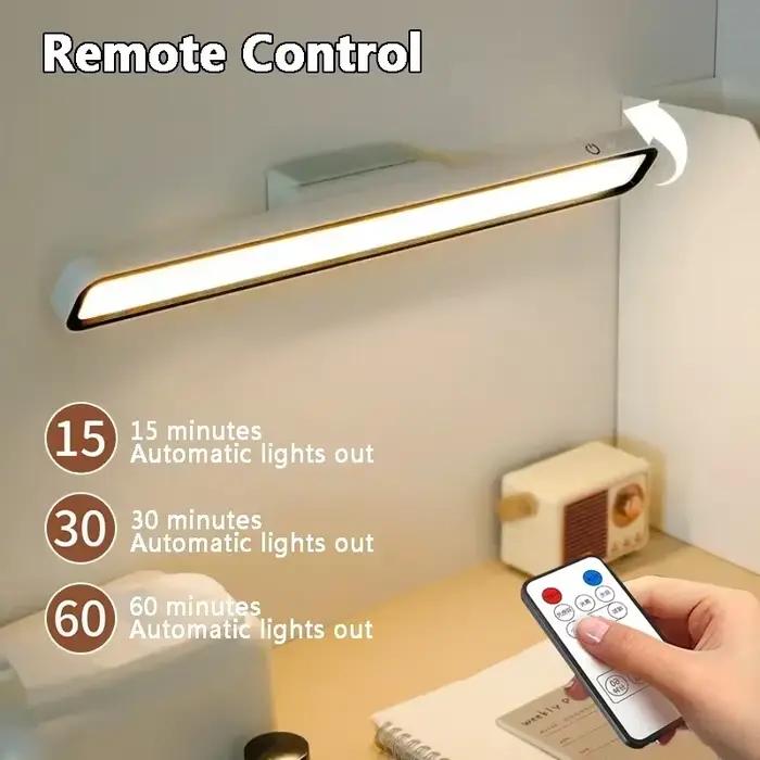 Lampe de bureau LED USB Rechargeable lumière gradation continue suspendue magnétique chambre veilleuses lampes de Table de lecture armoire armoire