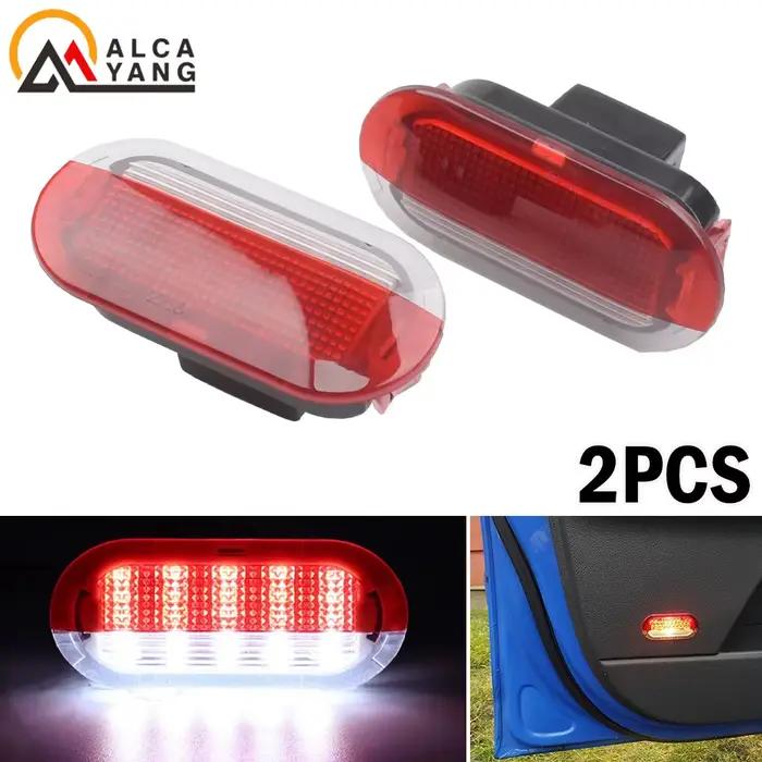 Lampe de courtoisie LED pour portière, éclairage de bienvenue pour les pieds, compatible VW Golf MK4, Beetle, Cabrio, Jetta, Bora, Polo, Sharan, Vento, Touran, Skoda Octavia