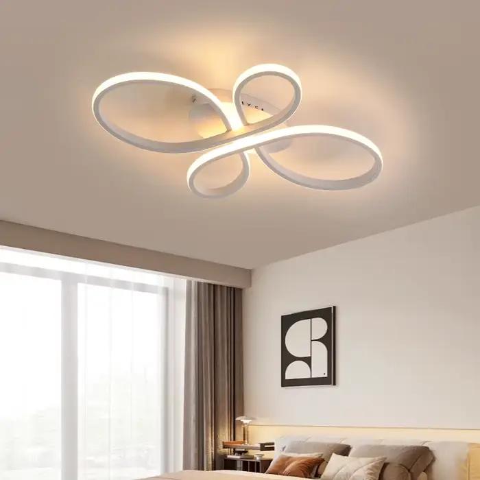 Plafonnier Led Simple créatif salon chambre étude salle à manger plafonnier nordique moderne maison luminaires d'intérieur