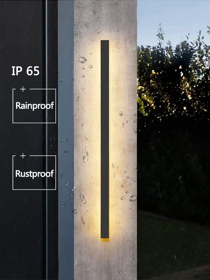Applique extérieure étanche LED bande fond