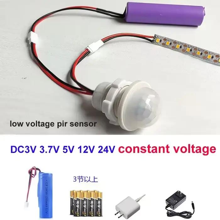 Commutateur de capteur de mouvement pour maison intelligente, détecteur IR marche/arrêt automatique 5V/12V/24V pour bandes lumineuses LED, armoire, escaliers, placard