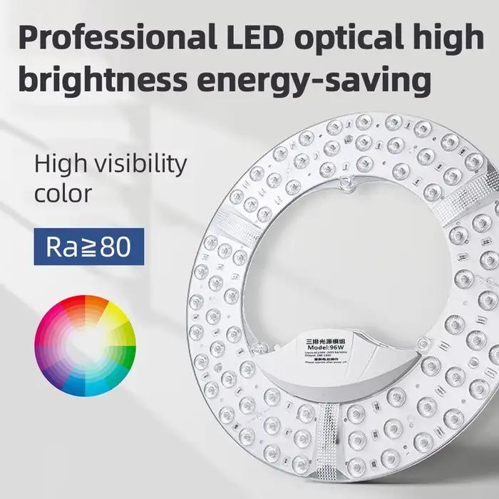 Les panneaux lumineux LED sont utilisés pour les plafonniers d'intérieur