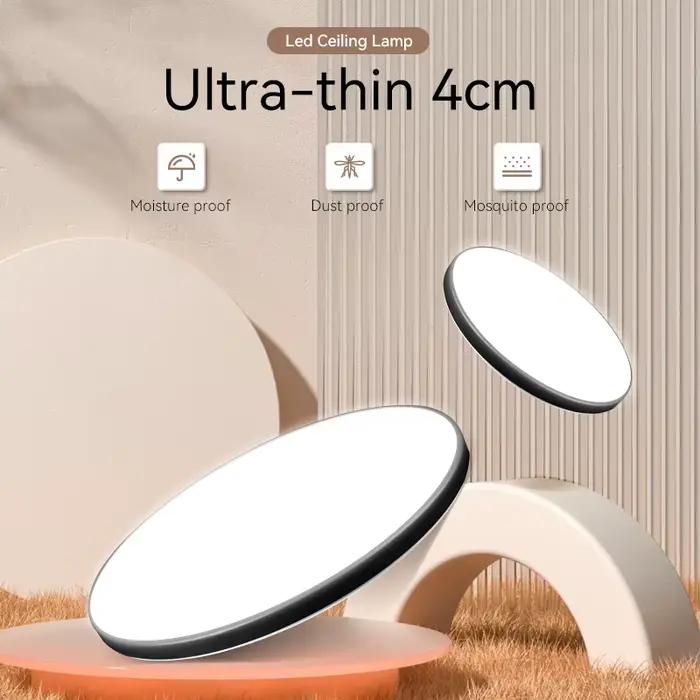 Plafonnier Led moderne AC 110V-220V, lampe de plafond 18W 30W 40W, éclairage pour salon, chambre à coucher, cuisine