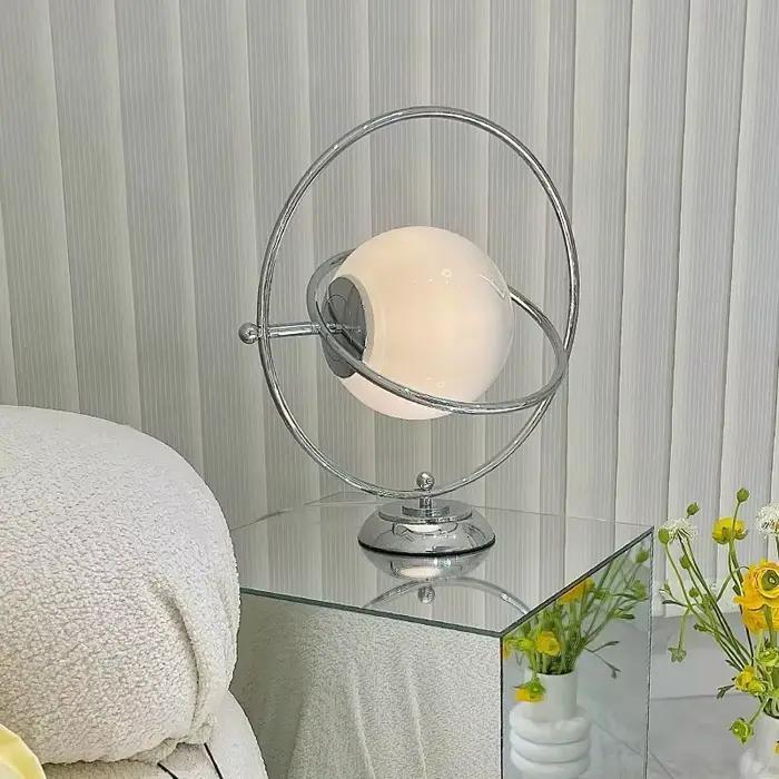 Lampe de Table planète en verre de styliste italien