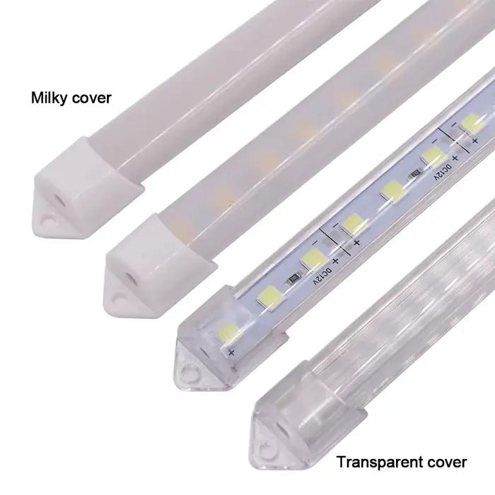 Bande Lumineuse à 36LED SMD5054, DC 12V, 50cm, Étanche, Rigide, Blanc, Chaud, Bleu, 5 Pièces/Lot